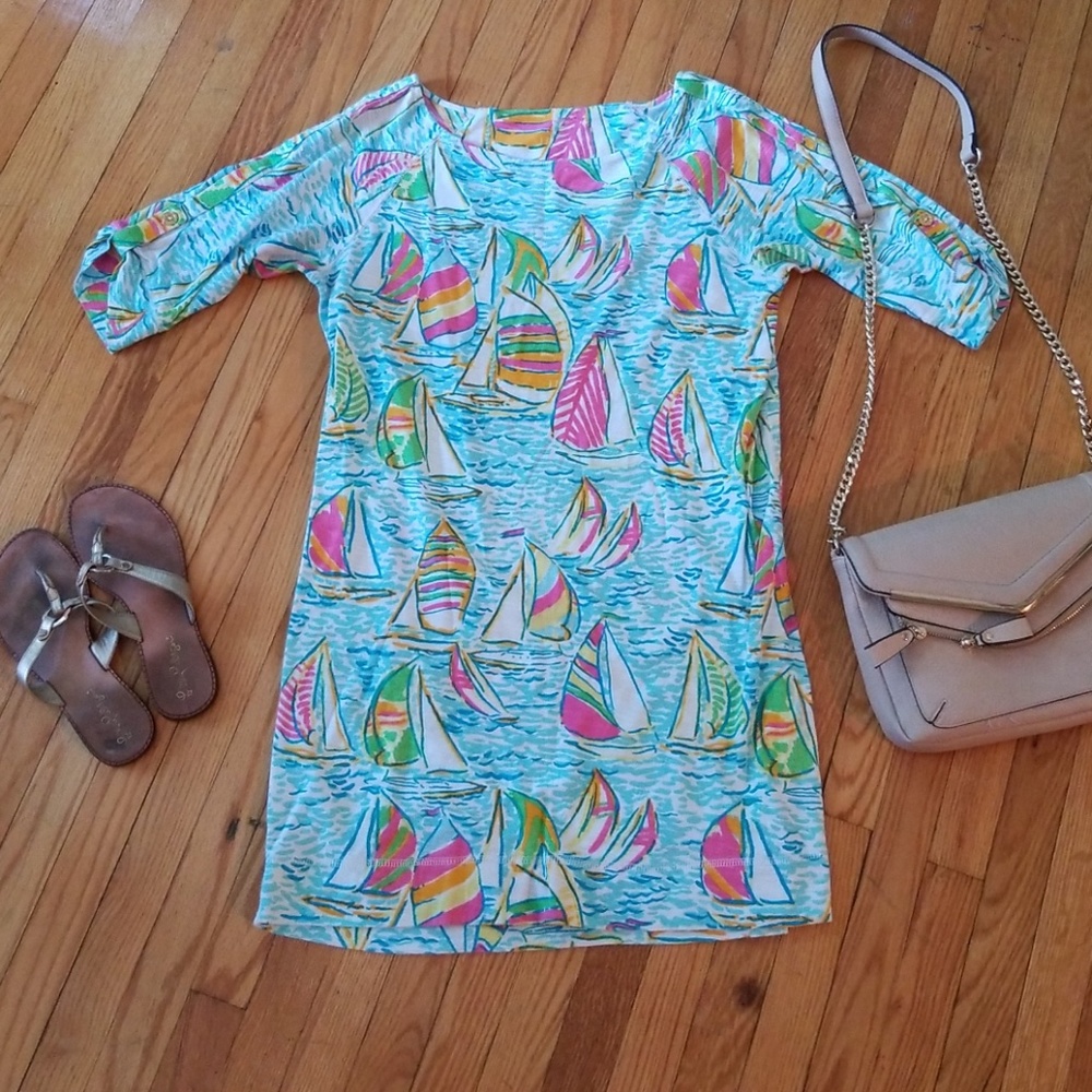 Lilly Pulitzer "U Gotta Regatta" Shift Dress
